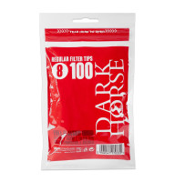 Фильтры для самокруток DARK HORSE REGULAR (8х15 мм, 100 шт)