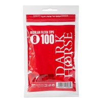 Фильтры для самокруток DARK HORSE REGULAR (8х15 мм, 100 шт)