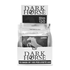 Фильтры для самокруток DARK HORSE Slim Carbon 120 шт
