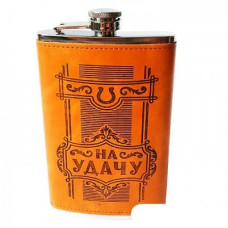 Фляга кожаная На удачу