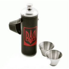 Фляга кожаная Термос и рюмки