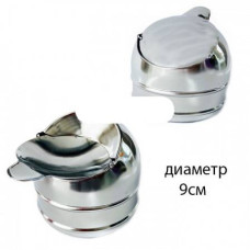 Пепельница бездымная металлическая