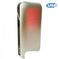 Портсигар Гладкий з USB-запальничкою