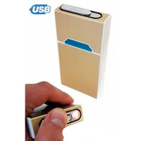 Портсигар під пачку сигарет Slim з USB-запальничкою