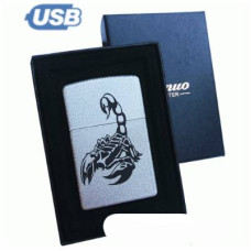 USB-зажигалка двухсторонняя Скорпион №25