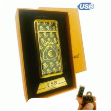 USB-зажигалка двухсторонняя Евро №21